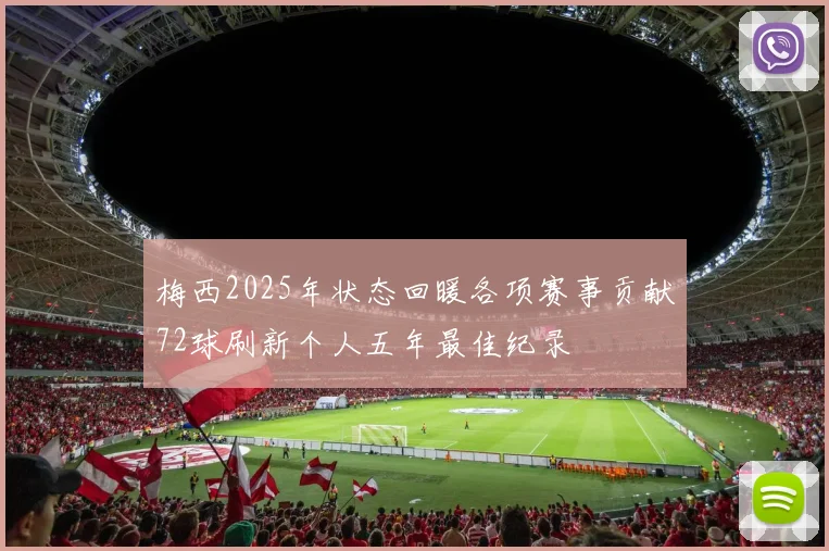 梅西2025年状态回暖各项赛事贡献72球刷新个人五年最佳纪录