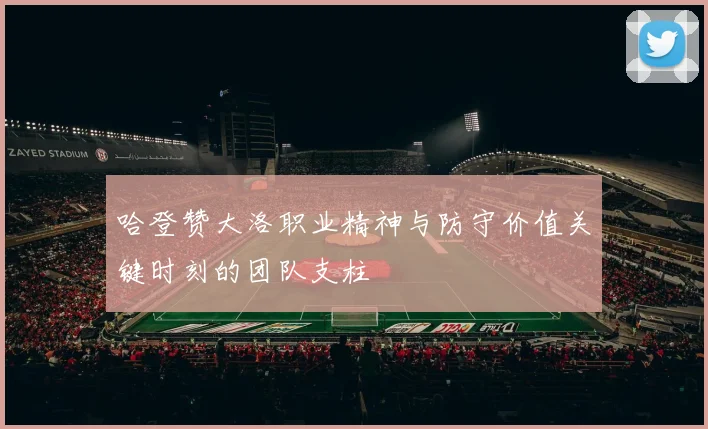 哈登赞大洛职业精神与防守价值关键时刻的团队支柱